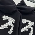 「#4226」offwhite24 autumn and winter embroidered arrow hooded sweatshirt