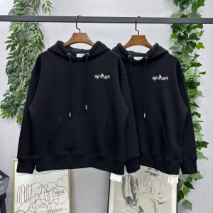 「#4227」offwhite24 autumn and winter tulip arrow hooded sweatshirt
