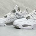 「#848」Jordan 4 AJ4 Sneakers Retro Oreo