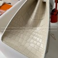 「#4234」Hermes Limited Edition Birkin 25cm，American crocodile leather togo calfskin