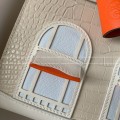 「#4234」Hermes Limited Edition Birkin 25cm，American crocodile leather togo calfskin