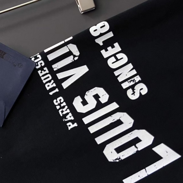 Louis Vuitton logo print crew neck T-shirt