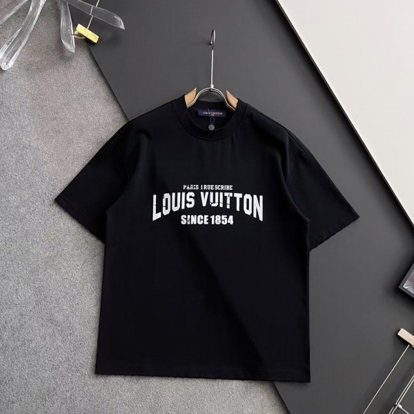 Louis Vuitton logo print crew neck T-shirt
