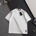 「#4236」Fendi alloy letter logo round neck T-shirt