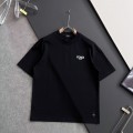 「#4236」Fendi alloy letter logo round neck T-shirt