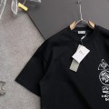「#4238」Dior catwalk graphic casual crew neck T-shirt
