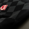 「#4242」Louis Vuitton SpringSummer Black Checkerboard Label Toothbrush Embroidery T-shirt