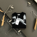「#4244」Dior SpringSummer White Two-Hand Direct Ink Jewelry Printed T-shirt