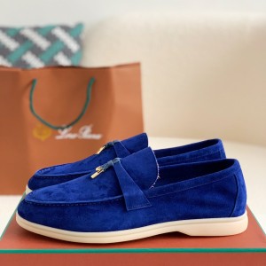 「#1126」Loro Piana Summer Charms Walk Moccasin Shoes