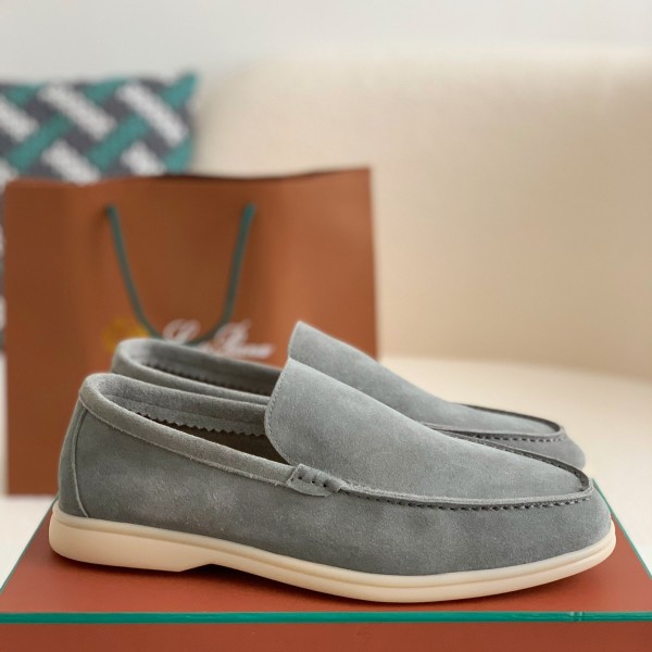 「#1127」Loro Piana Summer Charms Walk Moccasin Shoes
