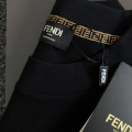 「#4251」Fendi Spring and Summer Black Letter Deconstruction Printed T-shirt