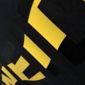 「#4251」Fendi Spring and Summer Black Letter Deconstruction Printed T-shirt