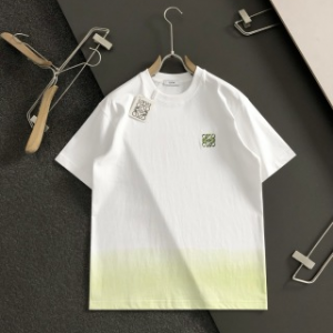 「#4252」Givenchy SpringSummer White Gradient Printed Letter T-shirt