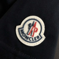 「#4253」Moncler Spring and Summer Black Cartoon Embroidered T-shirt
