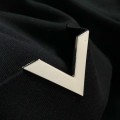 「#4255」Louis Vuitton new imported polo T-shirt with metal pocket inserts