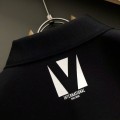 「#4255」Louis Vuitton new imported polo T-shirt with metal pocket inserts