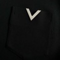 「#4255」Louis Vuitton new imported polo T-shirt with metal pocket inserts