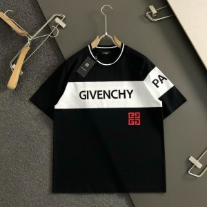 「#4256」Givenchy Spring and Summer Latest Classic Splicing Embroidery T-shirt