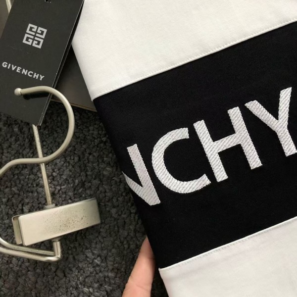Givenchy Spring and Summer Latest Classic Splicing Embroidery T-shirt