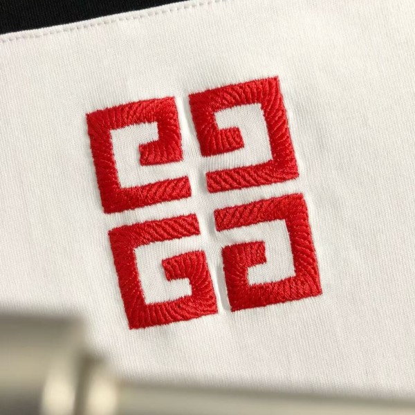 Givenchy Spring and Summer Latest Classic Splicing Embroidery T-shirt
