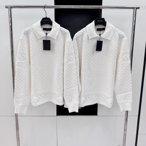 「#4261」Louis Vuitton 2023FW Checkerboard Embossed Sweater