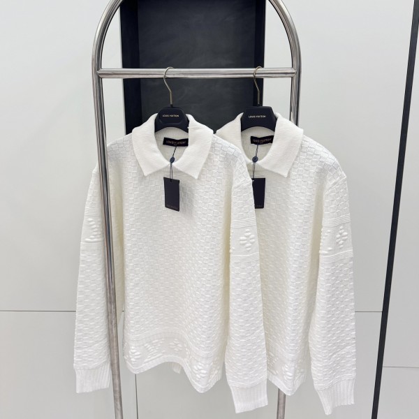 Louis Vuitton 2023FW Checkerboard Embossed Sweater