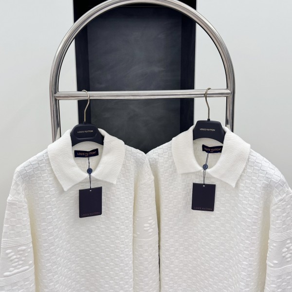 Louis Vuitton 2023FW Checkerboard Embossed Sweater