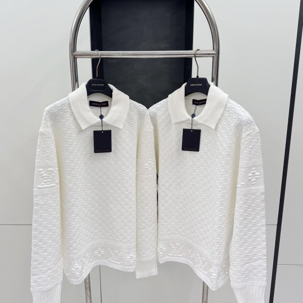 Louis Vuitton 2023FW Checkerboard Embossed Sweater