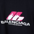 「#4263」Balenciaga SpringSummer new fur patch frog glue logo hot stamping T-shirt