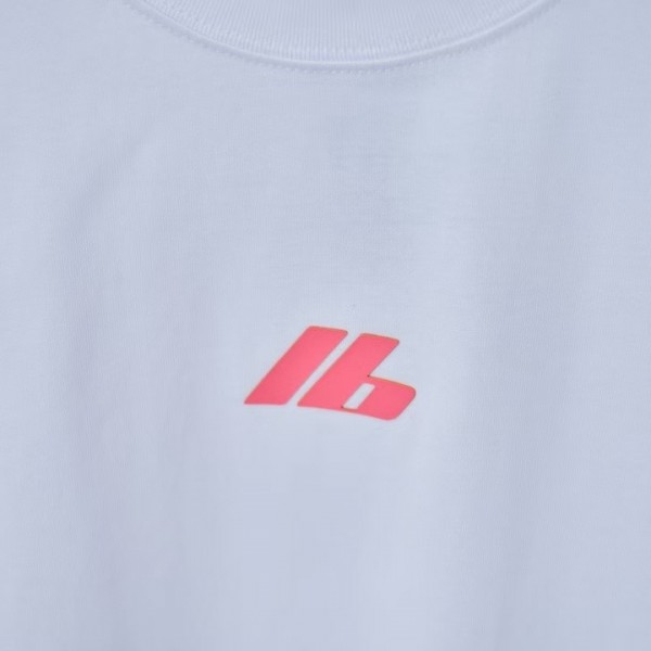 Balenciaga SpringSummer new fur patch frog glue logo hot stamping T-shirt