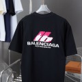「#4263」Balenciaga SpringSummer new fur patch frog glue logo hot stamping T-shirt