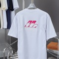 「#4263」Balenciaga SpringSummer new fur patch frog glue logo hot stamping T-shirt