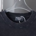 「#4264」Balenciaga SpringSummer New Joint Lettering Distressed Graffiti Printed T-shirt