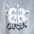 「#4264」Balenciaga SpringSummer New Joint Lettering Distressed Graffiti Printed T-shirt