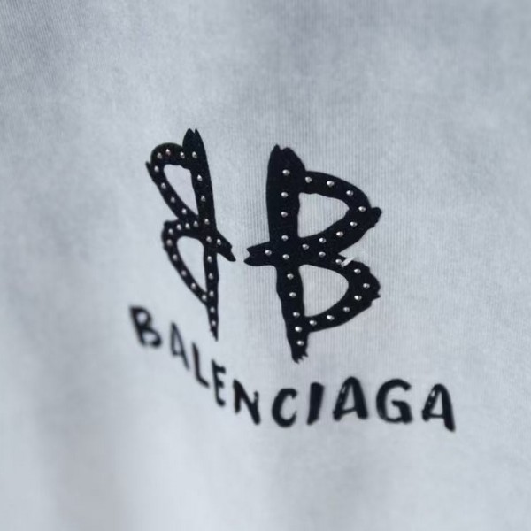 Balenciaga SpringSummer New Suede BB + Hot Diamond T-shirt