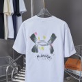 「#4266」Balenciaga SpringSummer New Style Graffiti Hand-painted Letters Logo Printed T-shirt