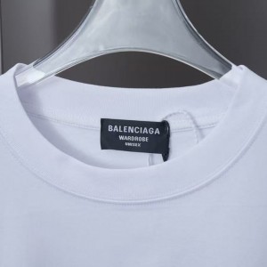 「#4267」Balenciaga SpringSummer New Flocked Letter Logo Printed T-shirt