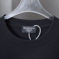 「#4267」Balenciaga SpringSummer New Flocked Letter Logo Printed T-shirt