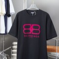 「#4267」Balenciaga SpringSummer New Flocked Letter Logo Printed T-shirt