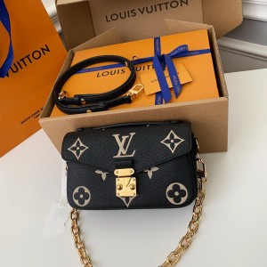 「#1139」Louis Vuitton counter classic hot selling Pochette Métis East West bag M46596, 21.5 * 13.5 * 6cm