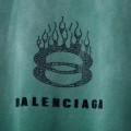 「#4268」Balenciaga SpringSummer New Flame Hot Diamond T-shirt