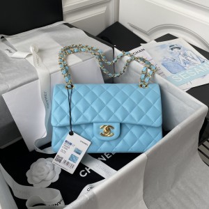 「#1147」Chanel Classic Flap Bag A01113, Top Quality, Medium Size: 23cm