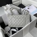 「#1153」Chanel Classic Flap Bag A01113, Top Quality, Medium Size: 23cm