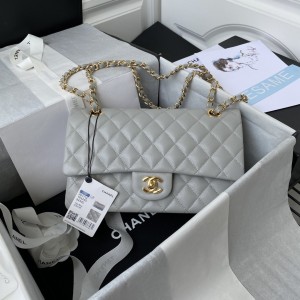 「#1154」Chanel Classic Flap Bag A01113, Top Quality, Medium Size: 23cm