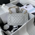 「#1154」Chanel Classic Flap Bag A01113, Top Quality, Medium Size: 23cm