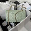 「#1155」Chanel Classic Flap Bag A01113, Top Quality,  Medium Size: 23cm