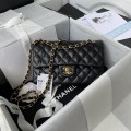 「#1160」Chanel Classic Flap Bag A01113, Top Quality,  Medium Size: 23cm