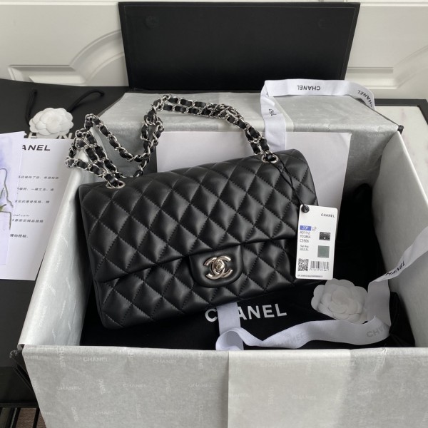 「#1162」Chanel Classic Flap Bag A01112, Top Quality,  Medium   Size: 15.5*25.5*6.5cm