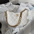 「#1178」Chanel 22 3A Small Hobo Sheepskin Underarm Bag AS4220 Tassel Hardware, Top Quality 17.5 * 24 * 6cm