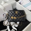 「#1182」Chanel 23A Golden Little Lion Chain Bag AP3429, Top Quality Size: 19 * 13 * 8cm